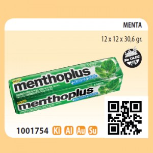 Menthoplus Menta 12 x 12 x 30,6 gr